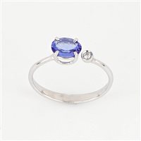 Anneau Zorzan Gioielli Femme in Or blanc Tanzanite 0.61 Ct ANPZ2545 - ANPZ2545